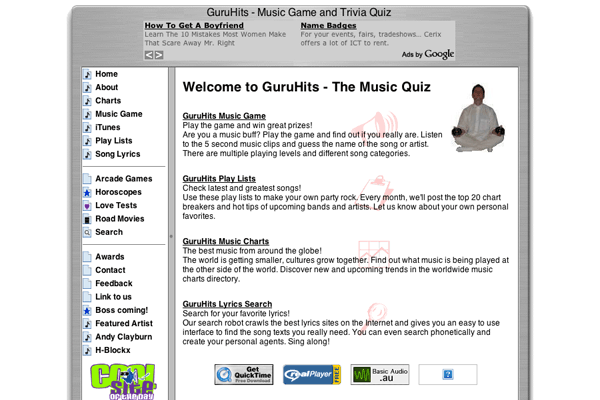 GuruHits Music Quiz