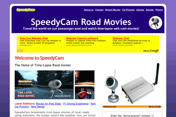 speedycam.be - road movies and car pictures